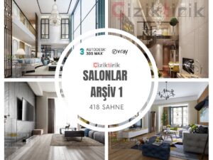 Salonlar Arşiv 1 Salonlar Arşiv 1 - Hazır 3DSMax Sahneleri