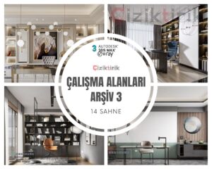 Çalışma Alanları Arşiv 3 - Hazır 3DSMax Sahneleri