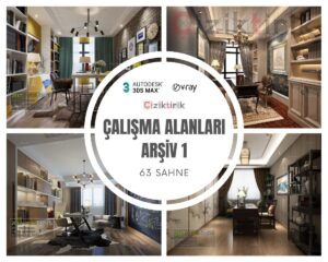 Çalışma Alanları Arşiv 1 - Hazır 3DSMax Sahneleri