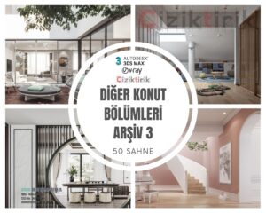 Diğer Konut Bölümleri Arşiv 3 - Hazır 3DSMax Sahneleri