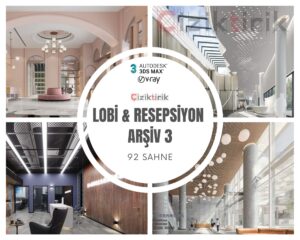 Lobi ve Resepsiyon Arşiv 3 - Hazır 3DSMax Sahneleri