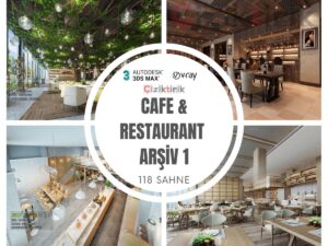 8 Cafe ve Restaurant Arşiv 1 - Hazır 3DSMax Sahneleri