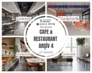 Cafe ve Restaurant Arşiv 4 - Hazır 3DSMax Sahneleri