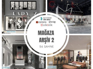 9 Mağazalar Arşiv 2 - Hazır 3DSMax Sahneleri